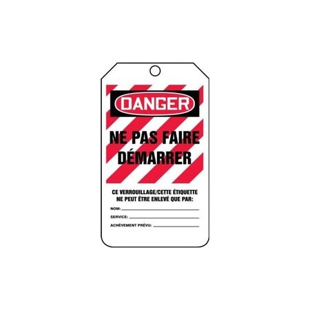 Accuform Caution, PF-Cardstock, 3-1/4 in Width, 1/4 in Height, , 25 PK FRMLT403PTP